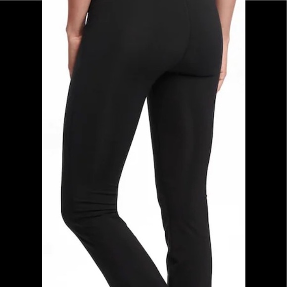 High waisted straight leg compression active pants - Picture 2 of 4